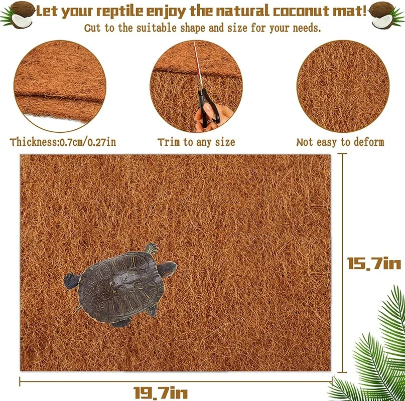 Sürüngen Halısı Doğal Hindista - Substrate Coconut Fiber incelemesi ve fiyatı